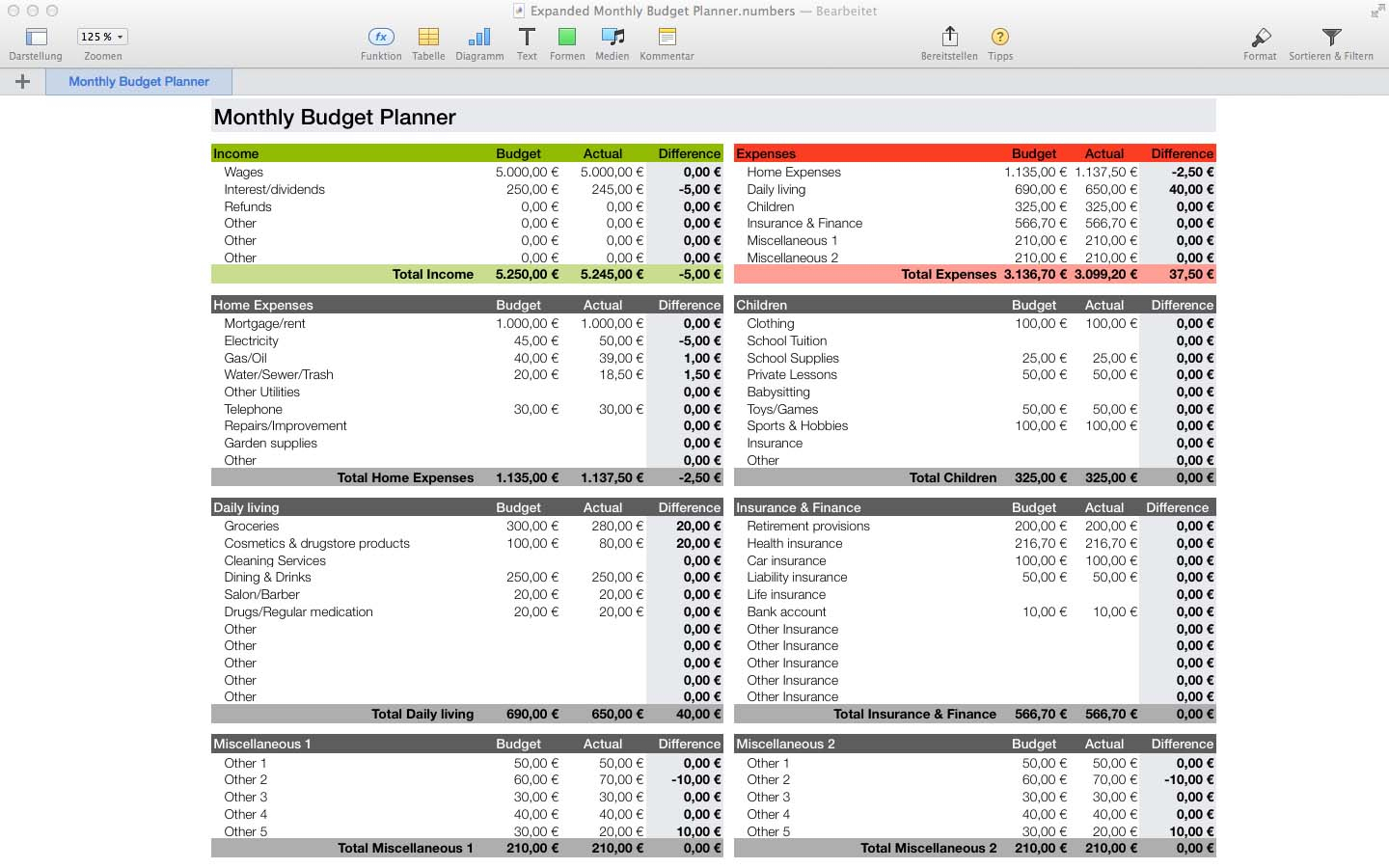 Spreadsheet for mac download